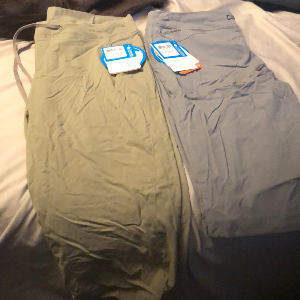 2 pairs of Columbia shorts